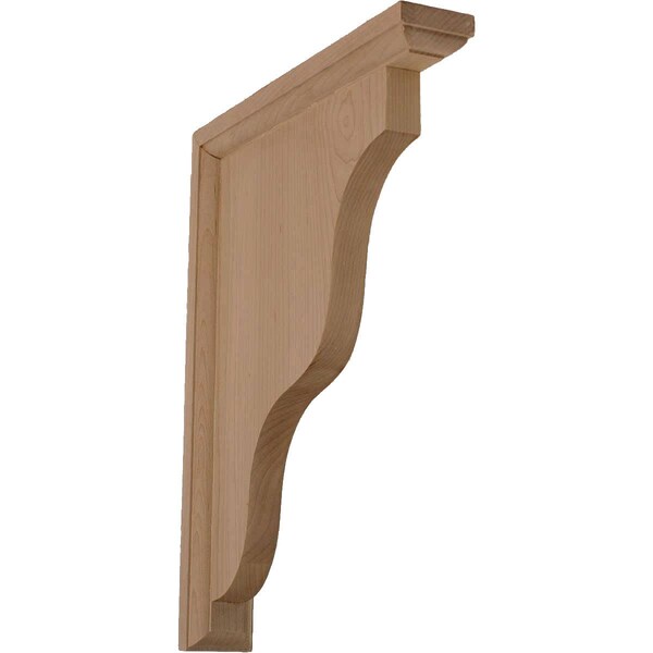 Ekena Millwork 1 1/2"W x 9"D x 11"H Hamilton Traditional Bracket, Alder BKT01X09X11HAAL - main